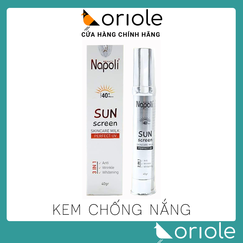 Kem Chống Nắng Hải Âu Việt Napoli Chính Hãng - Kem Chống Nắng Phân Tử Nước Chống Trôi