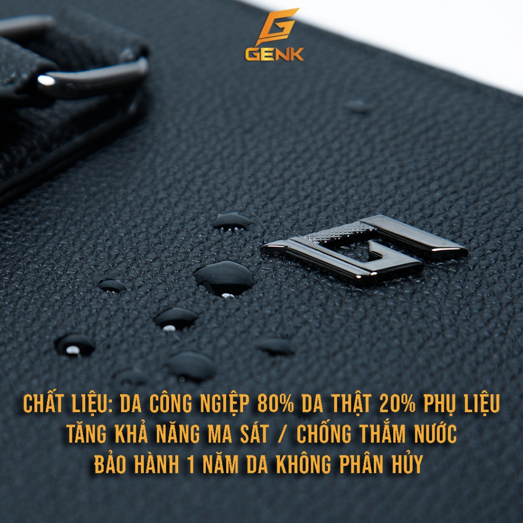 Túi Đeo Chéo / Túi LapTop Da Nam Thương Hiệu Genk - GT06