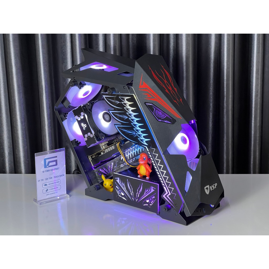 Máy PC Gaming Case ES3 Quái Thú Core i5 9400F VGA 1060 3G Chiến Mọi Game, Làm đồ họa