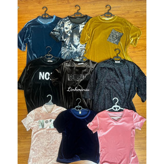 Áo Nhung Kiểu Bánh Bèo Tiểu Thư