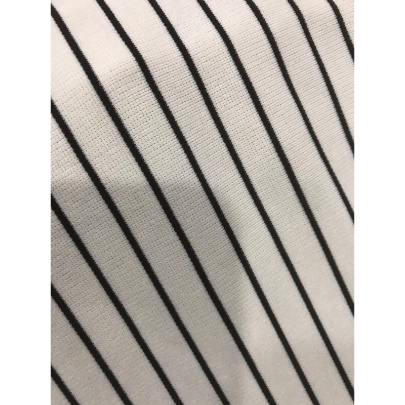 Vải thun cotton sọc đen trắng co giãn 4 chiều dày vừa may đầm váy,áo thun,áo kiểu thời trang