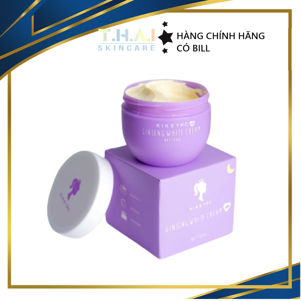 Kem sâm dưỡng trắng da Kikeypc Ginseng White Cream 100 g Thái Lan