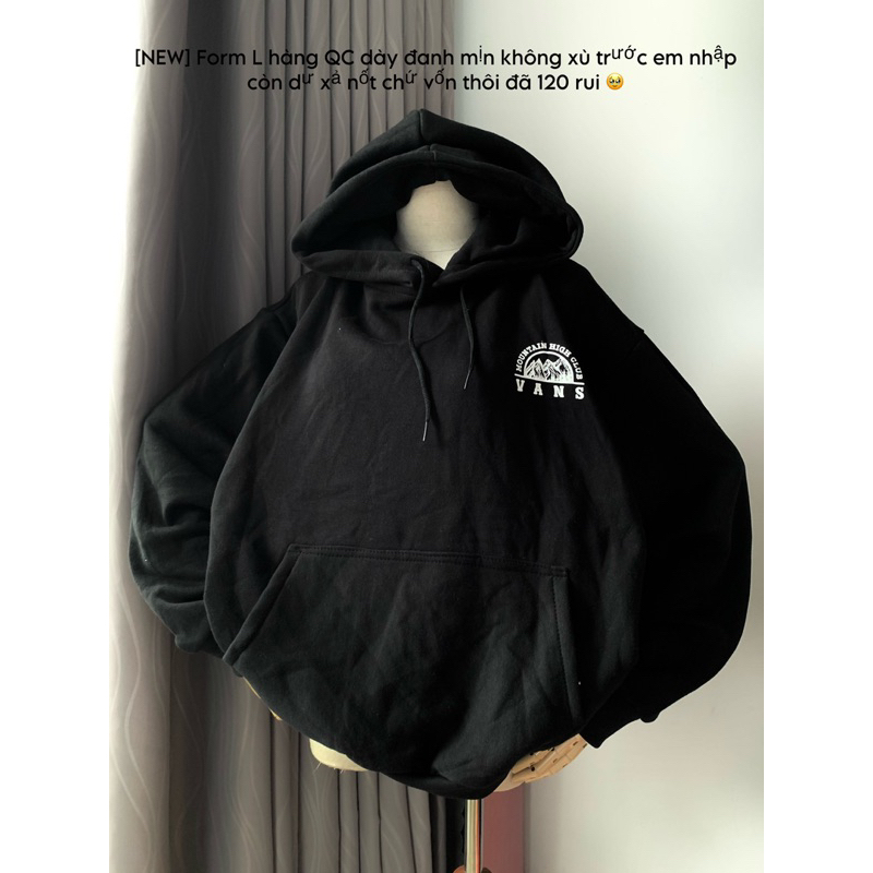 Áo Hoodie Basic Tay Bồng Form Rộng Không Xù Lông