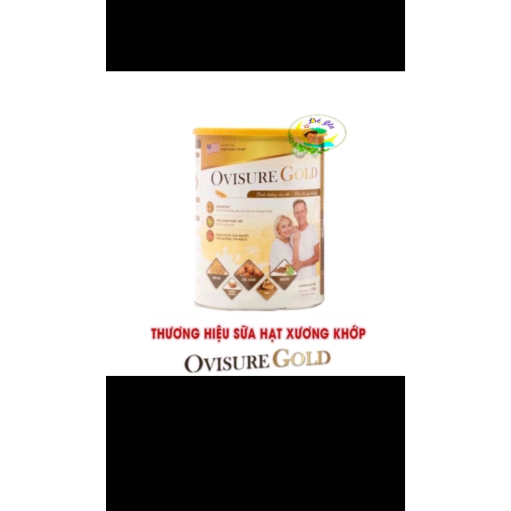[CHÍNH HÃNG] Sữa Hạt Xương Khớp Ovisure Gold Thuần Chay 100% Đạm Thực Vật, Giúp Xương Khớp Dẻo Dai, 