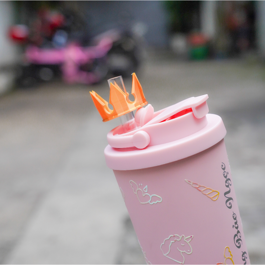 Bình giữ nhiệt bằng kim loại in Tên Decal theo yêu cầu, cốc giữ nhiệt inox 810ml custom tên theo yêu cầu.