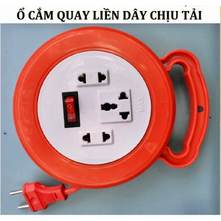 Ổ cắm điện quay 3 lỗ liền dây chính hãng vinamax-có công tắc-dây dài 5m/8m/10m-hàng việt nam,chất lượng cao.