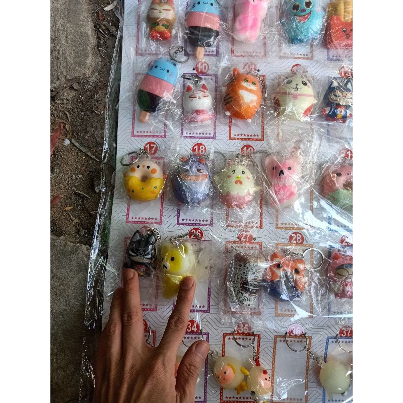 Bảng thưởng móc khoá mô chi 200 phiếu rút thăm