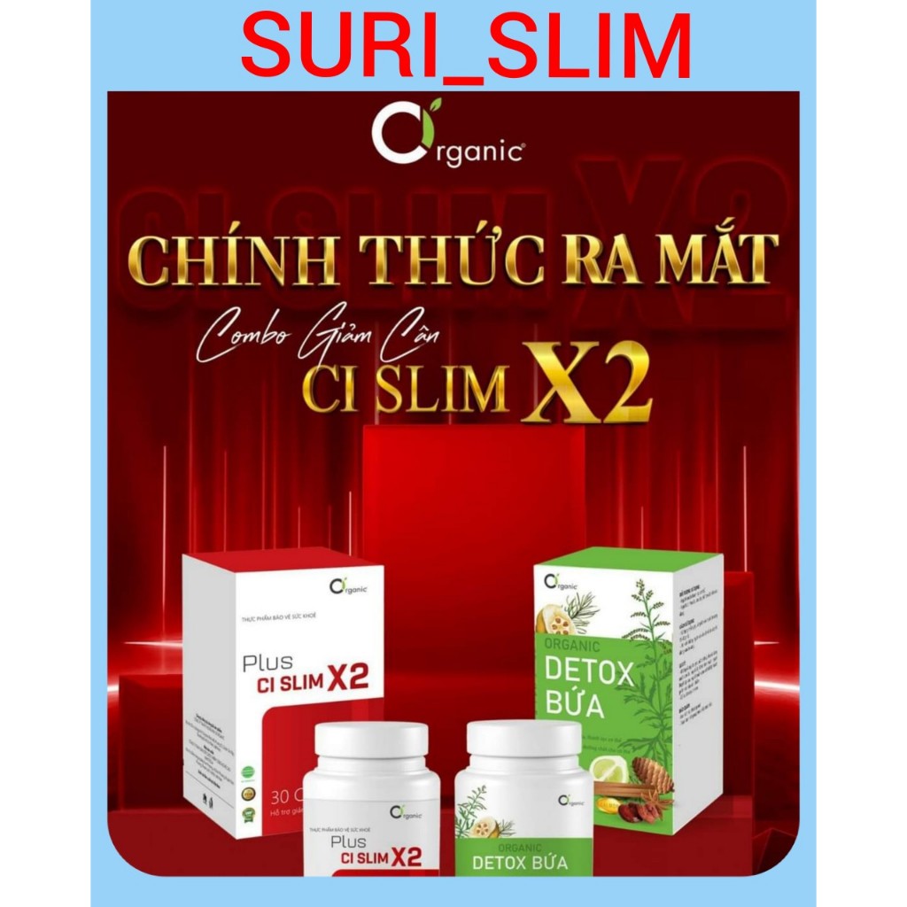 Giãm cân CI SLIM X2 chuẩn chính hãng của cty (mẫu mới )
