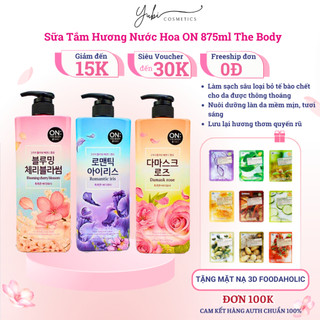 Sữa tắm hương nước hoa On 875ml The Body - Classic Pink - Violet dream - White Pearl - YUBI SHOP
