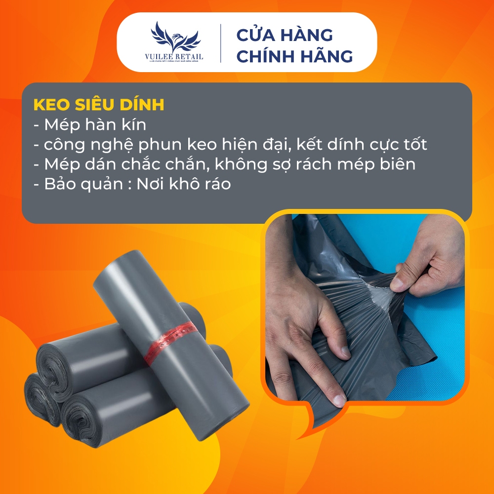 Túi Gói Hàng Niêm Phong Hàng Loại 1 Cao Cấp 3 Lớp Siêu Dai Niêm Phong Đóng Hàng