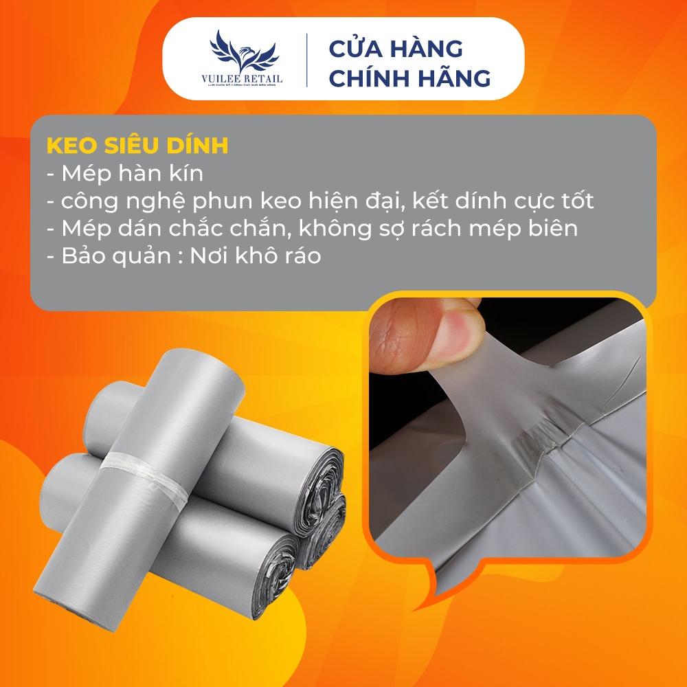 Túi Gói Hàng Niêm Phong Hàng Loại 1 Cao Cấp 3 Lớp Siêu Dai Niêm Phong Đóng Hàng