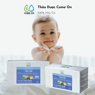 Túi lọc thảo dược tắm bé come-on hộp 20 gói lọc