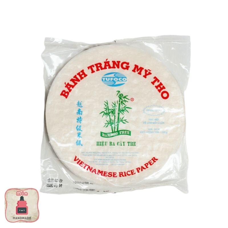 Bánh tráng Ba Cây Tre loại tròn Size 16cm 250g