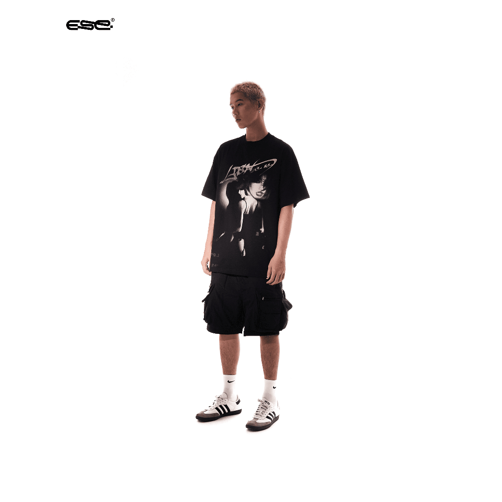 ÁO THUN - SSAS'23 LILI OVERSIZE TEE_BLACK