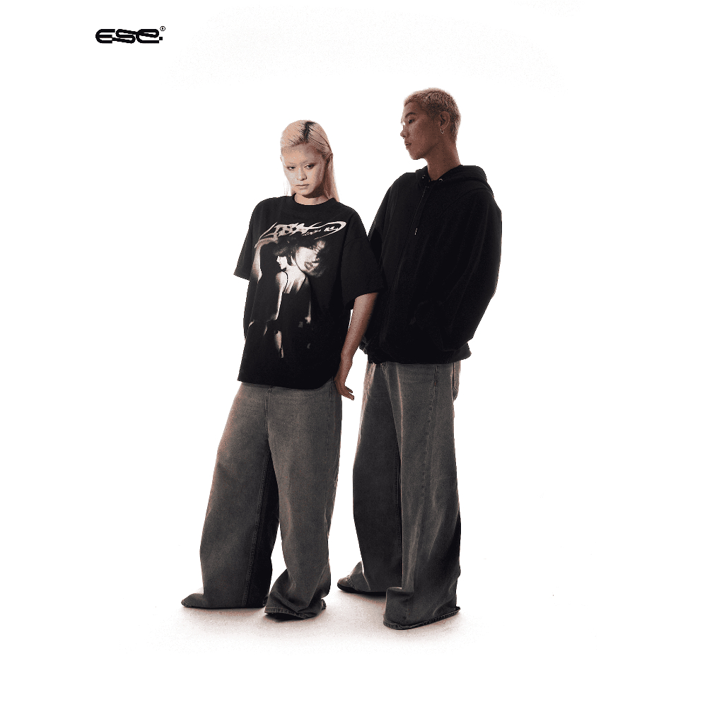 ÁO THUN - SSAS'23 LILI OVERSIZE TEE_BLACK