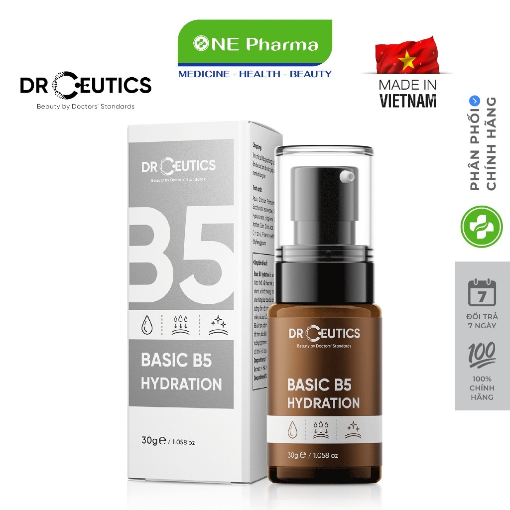 Tinh Chất DrCeutics HA Basic Hydration Drceutics Cho Da Dầu Mụn 30ml