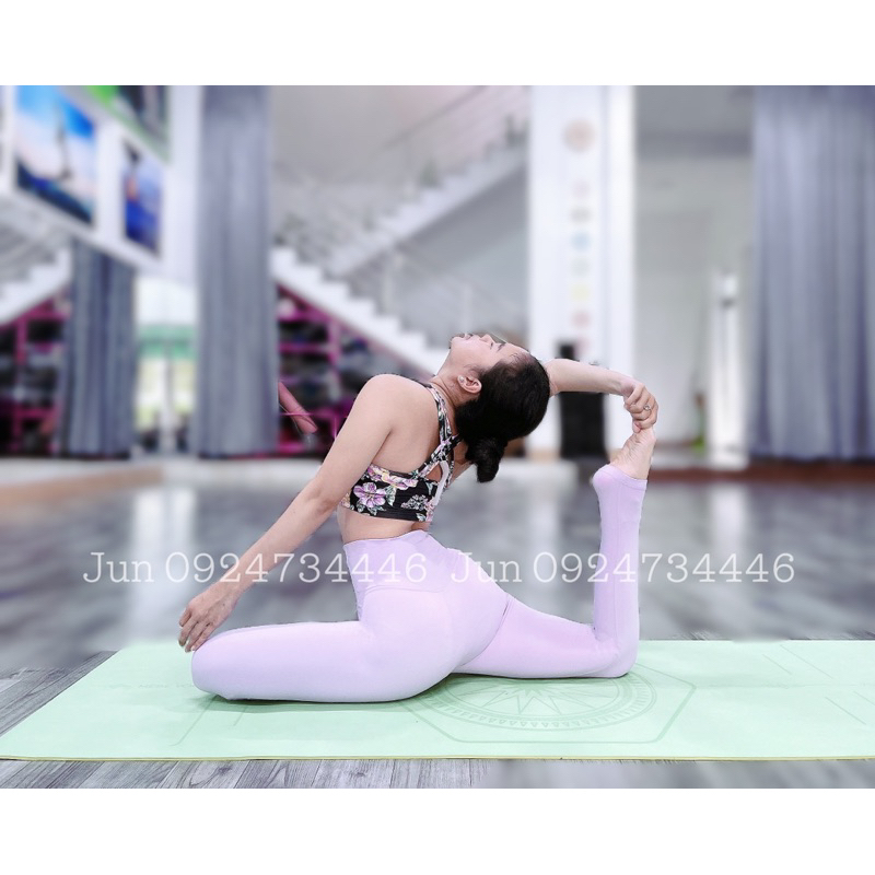 Áo Bra hoa Đắp Chéo 6 Dây chéo lưng tập gym yoga