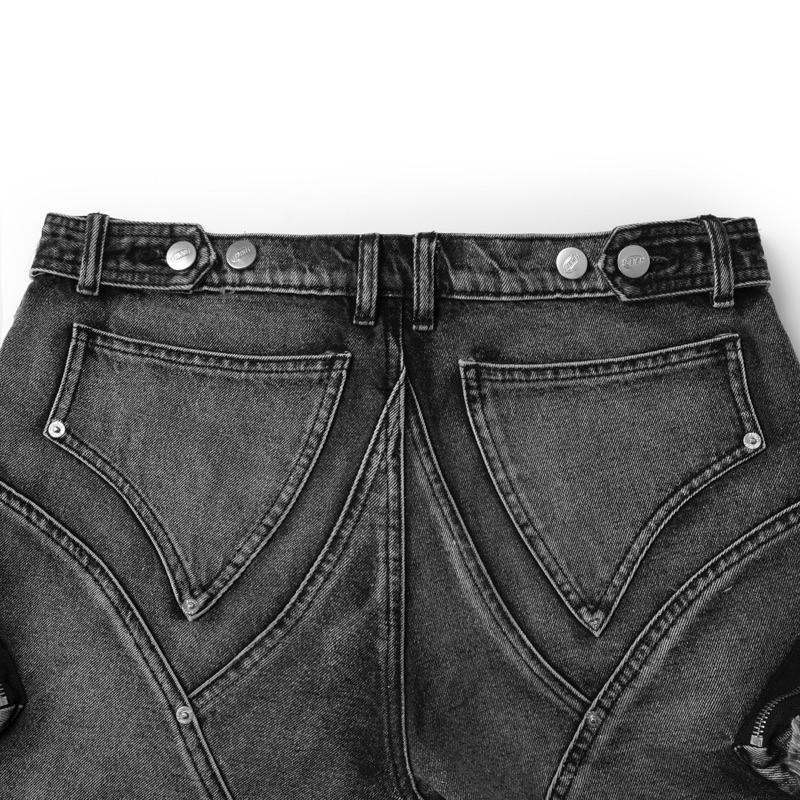 Quần BLISH Shorts Jean  - Đen