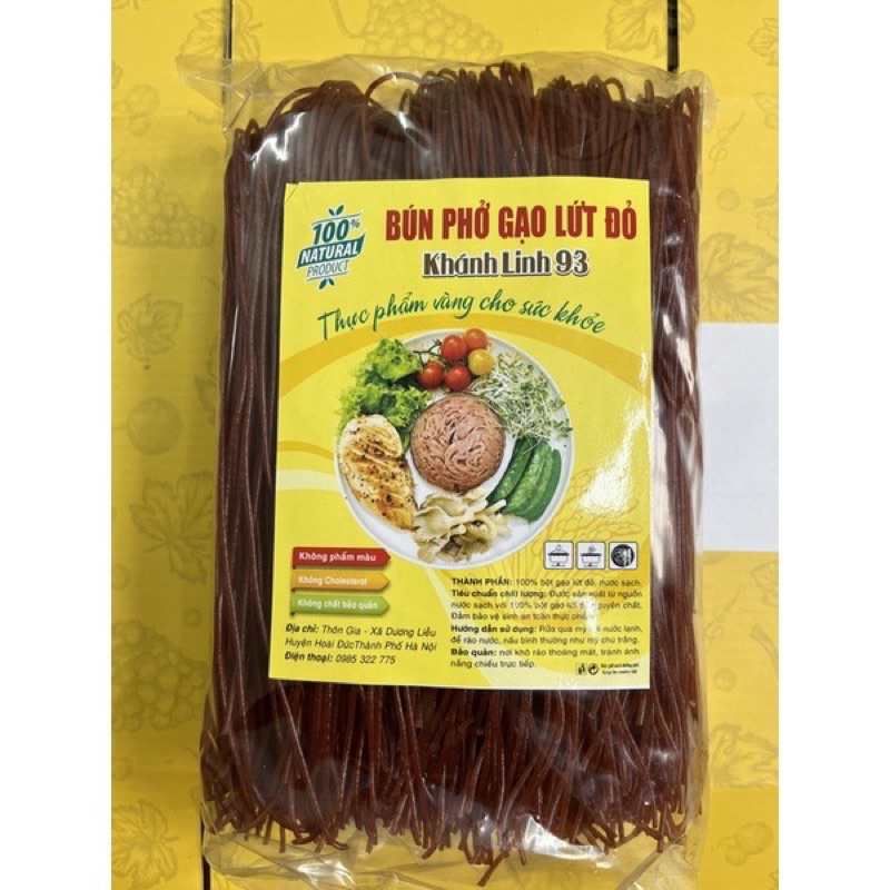 BÚN PHỞ GẠO LỨT ĐỎ HỖ TRỢ ĂN KIÊNG , GIẢM CÂN ĂN HEALTHY