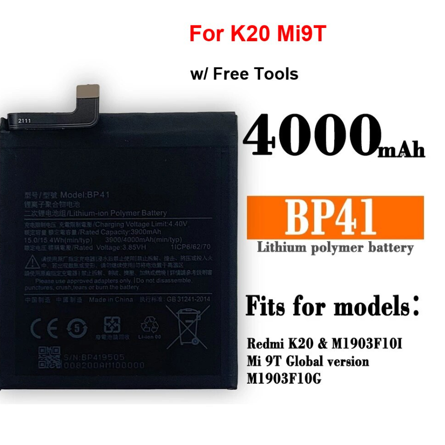 Pin Zin Xiaomi redmi note 5 Pro, note 7 pro, Note 8 Pro, Note 9S, Poco X3 Pro, K20 Pro, K30, K40 Pro