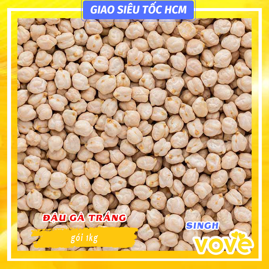 Đậu gà trắng Ân Độ SINGH White Chick peas/ Kabuli chana/garbanzo beans/bengal gram 1kg
