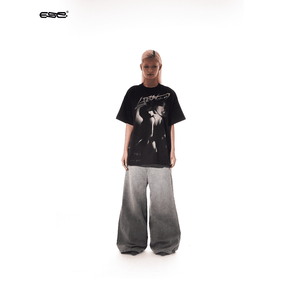 ÁO THUN - SSAS'23 LILI OVERSIZE TEE_BLACK