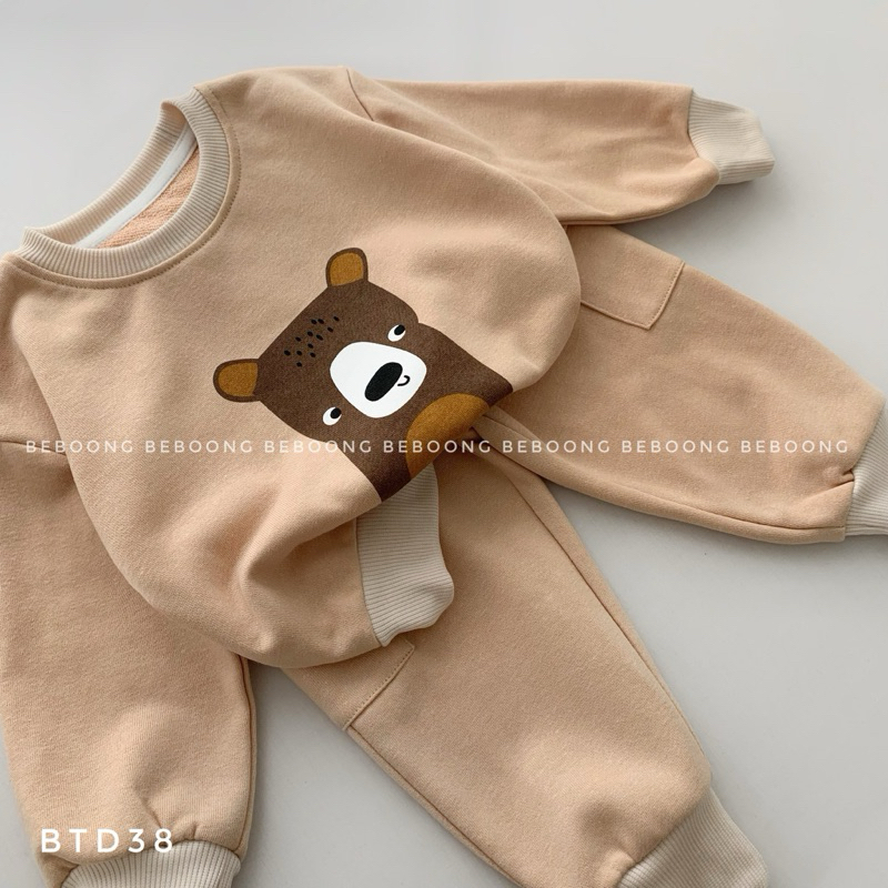 Bộ đồ dài cho bé trai bé gái hãng beboong