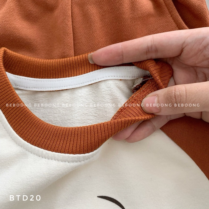 Bộ đồ dài cho bé trai bé gái hãng beboong