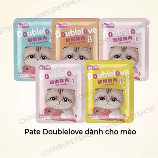 Pate Doublelove nội địa vị Cá dành cho Mèo - Gói 80gr