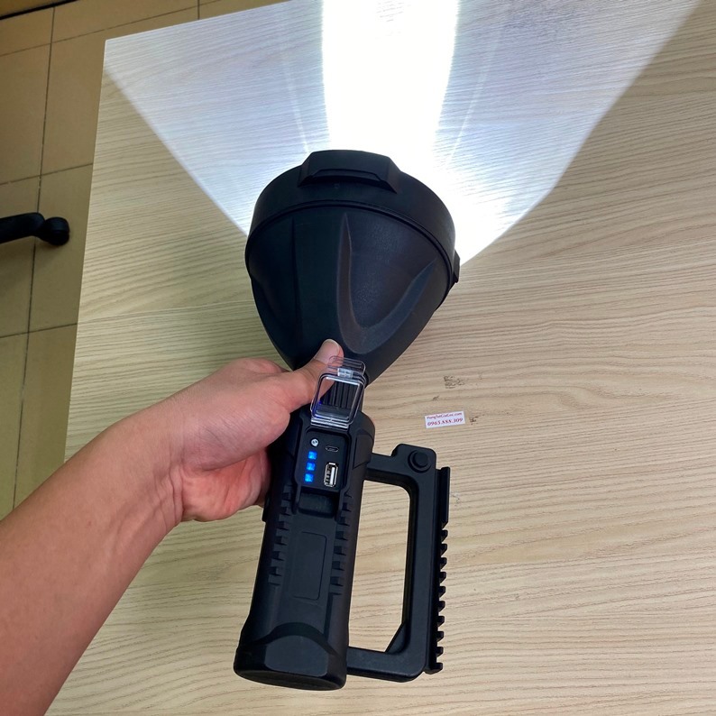 Đèn pin siêu sáng W591 chiếu xa 1000m,đèn pin cầm tay siêu sáng đèn pin, đèn bin led siêu sáng