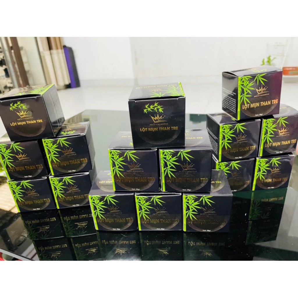 GEL LỘT LỤN THAN TRE PHÁP  Hút sạch mụn và bụi bẩn 30g