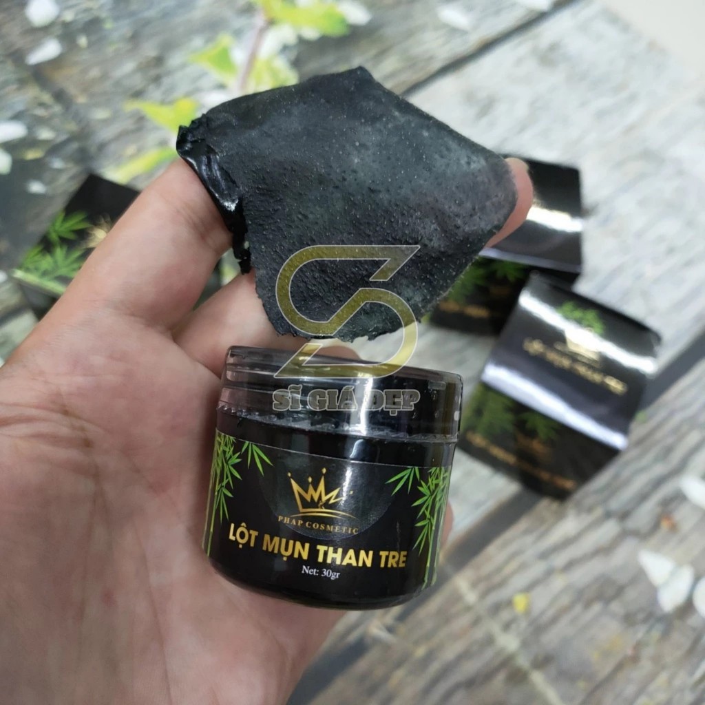 GEL LỘT LỤN THAN TRE PHÁP  Hút sạch mụn và bụi bẩn 30g