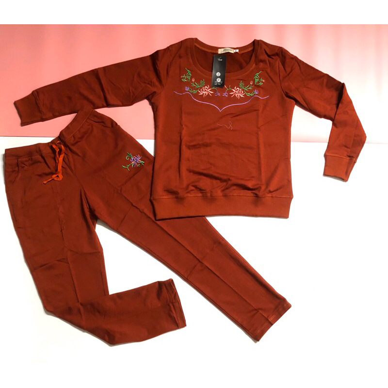 Đồ bộ thun cotton dài tay cho chị em trung niên nhiều màu xinh thun cotton dày dặn thích hợp mùa thu đông giữ ấm cơ thể