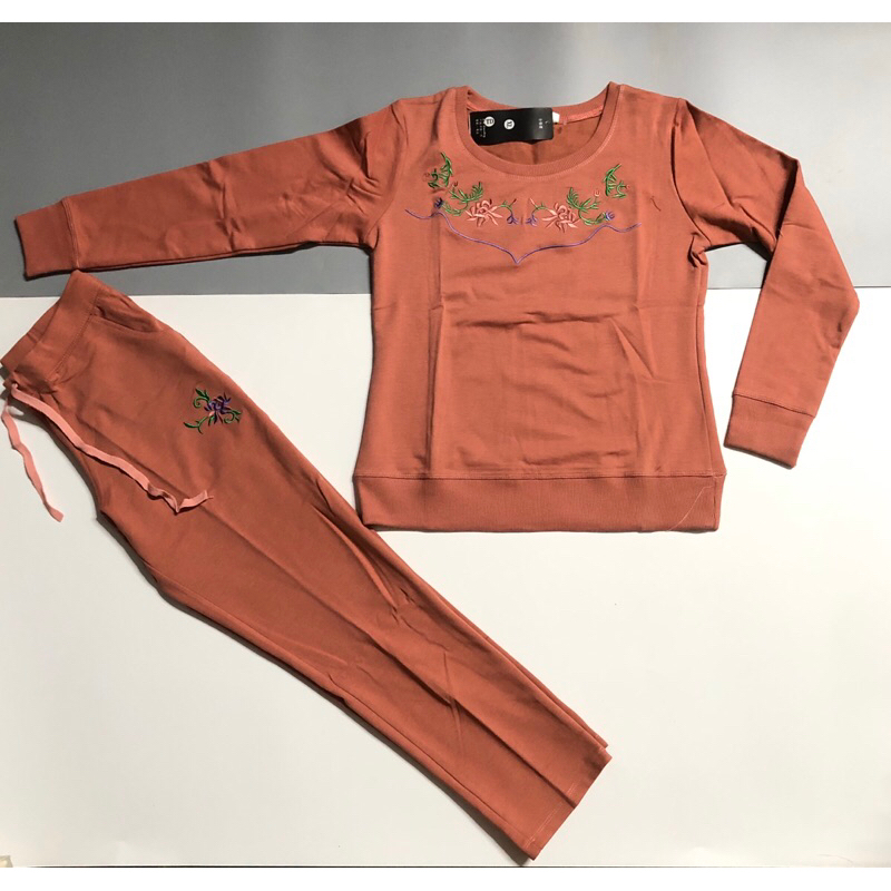 Đồ bộ thun cotton dài tay cho chị em trung niên nhiều màu xinh thun cotton dày dặn thích hợp mùa thu đông giữ ấm cơ thể