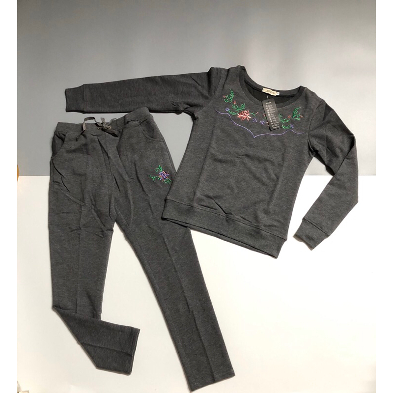 Đồ bộ thun cotton dài tay cho chị em trung niên nhiều màu xinh thun cotton dày dặn thích hợp mùa thu đông giữ ấm cơ thể