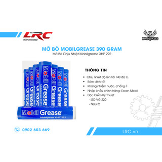 Mỡ bò chịu nhiệt mobilgrease xhp 222