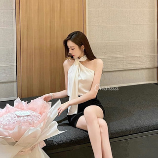 ✅🌼🥉ÁO YẾM LỆCH VAI LỤA SANG VÀ ĐẸP✅🌼
