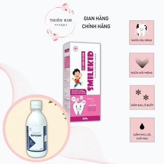 - xịt răng smilekid & dung dịch súc miệng họng supowat khử sạch 100% nấm, vi khuẩn trong vòng 30s