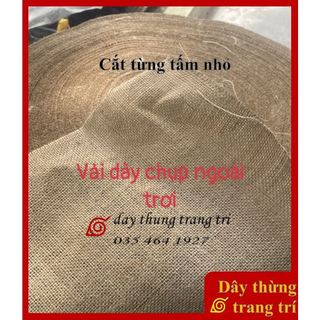 [Cắt lẻ từng tấm] Vải đay, vải bố đay, khổ rộng 60cm, 120cm, 170cm