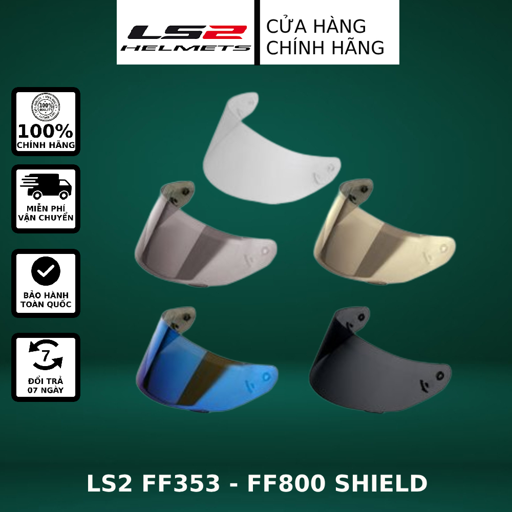 Kính mũ bảo hiểm LS2 FF353 FF800 FF320
