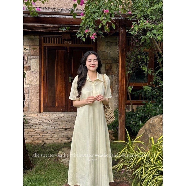 Pass set váy 2 chi tiết Vintage