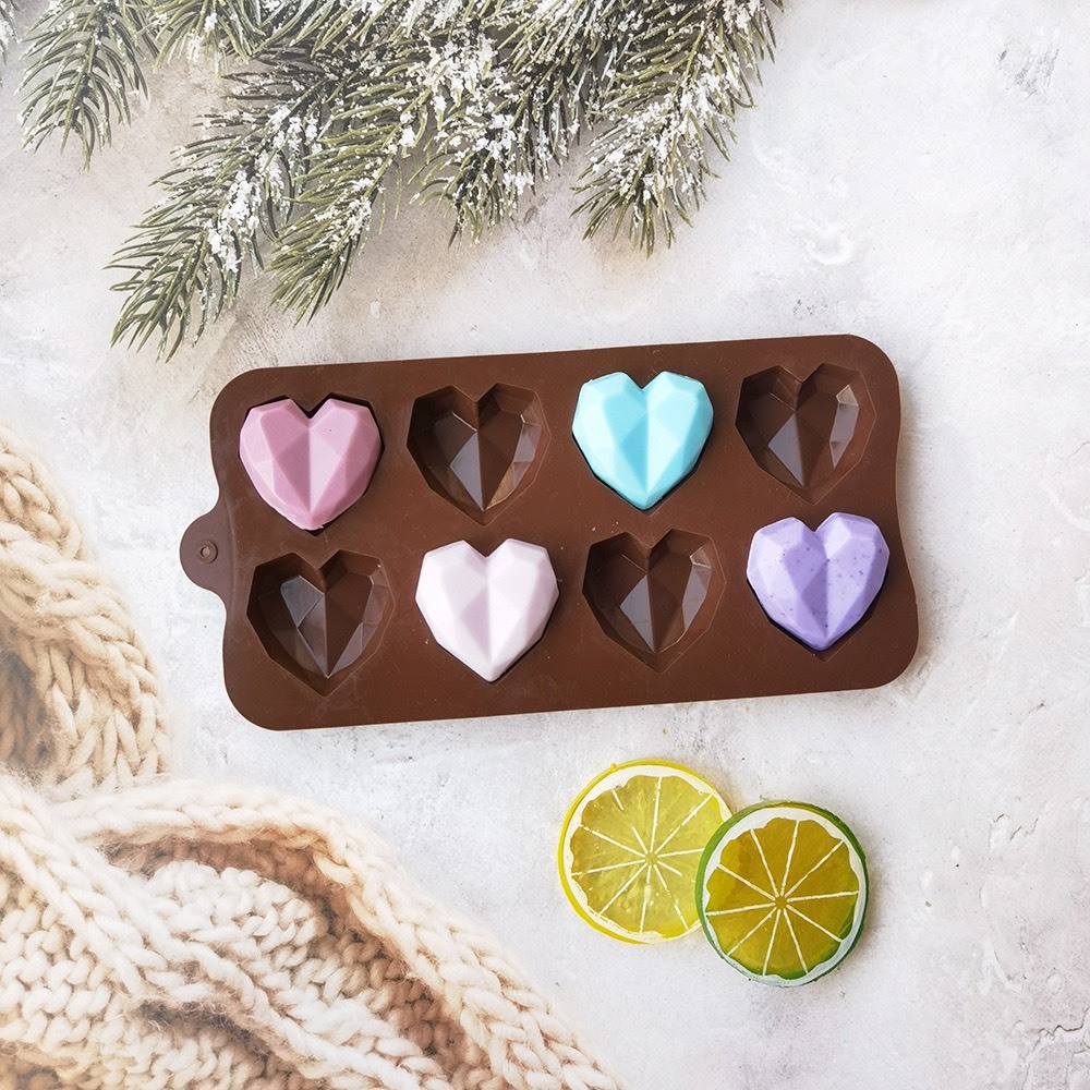 Khuôn SILICONE hình 3D dùng làm thạch rau câu, Thạch trà sữa, bánh pudding, bánh nướng, đá viên socola
