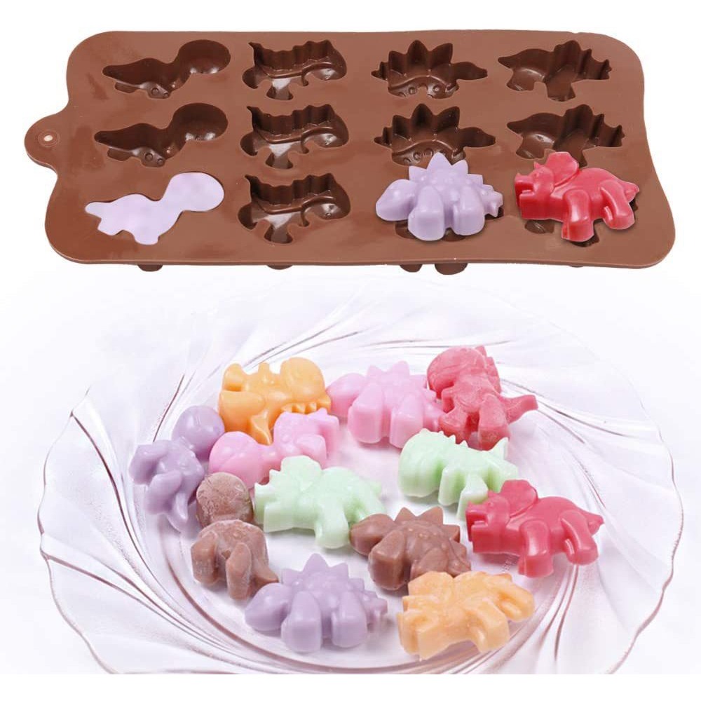 Khuôn SILICONE hình 3D dùng làm thạch rau câu, Thạch trà sữa, bánh pudding, bánh nướng, đá viên socola