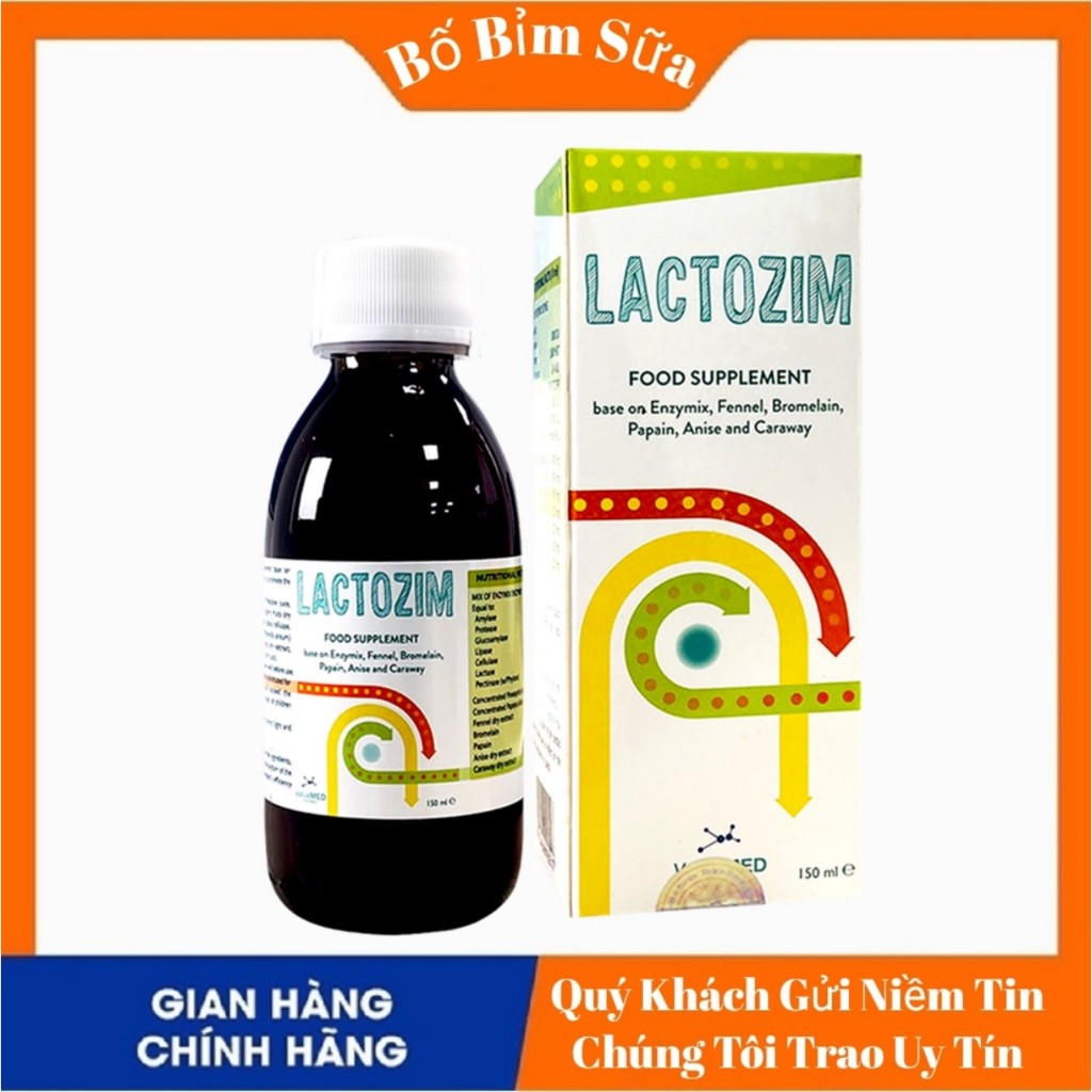 🆘{ Mã 285 } Lactozim Men tiêu hóa hóa hỗ trợ trẻ biếng ăn, giúp bé ăn ngon, tiêu hóa tốt