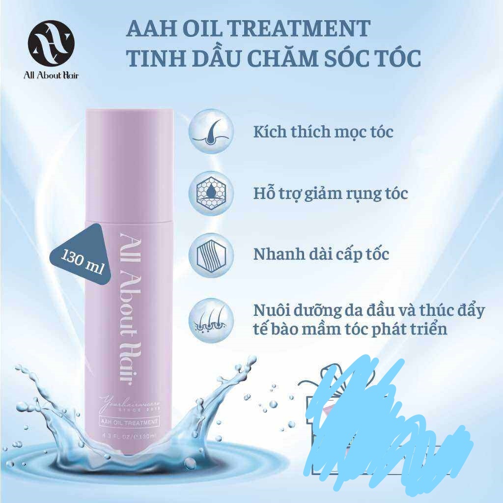 Tinh Dầu Ủ AAH All About Hair - Oil Treatment 130ml