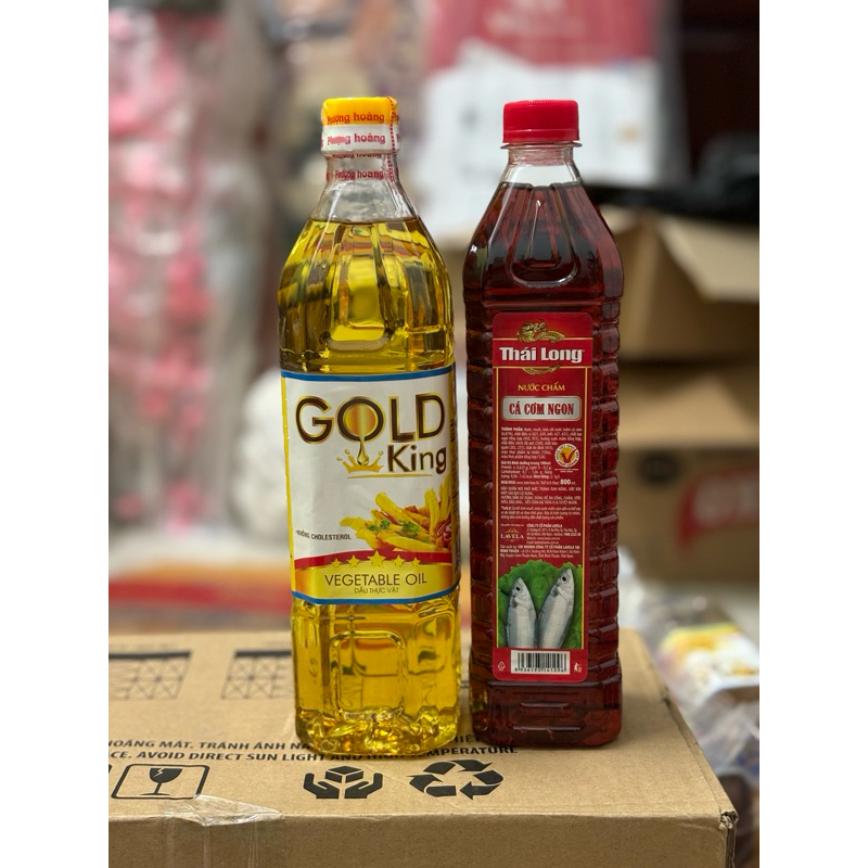 Combo 2 loại dầu ăn ,nước mắm