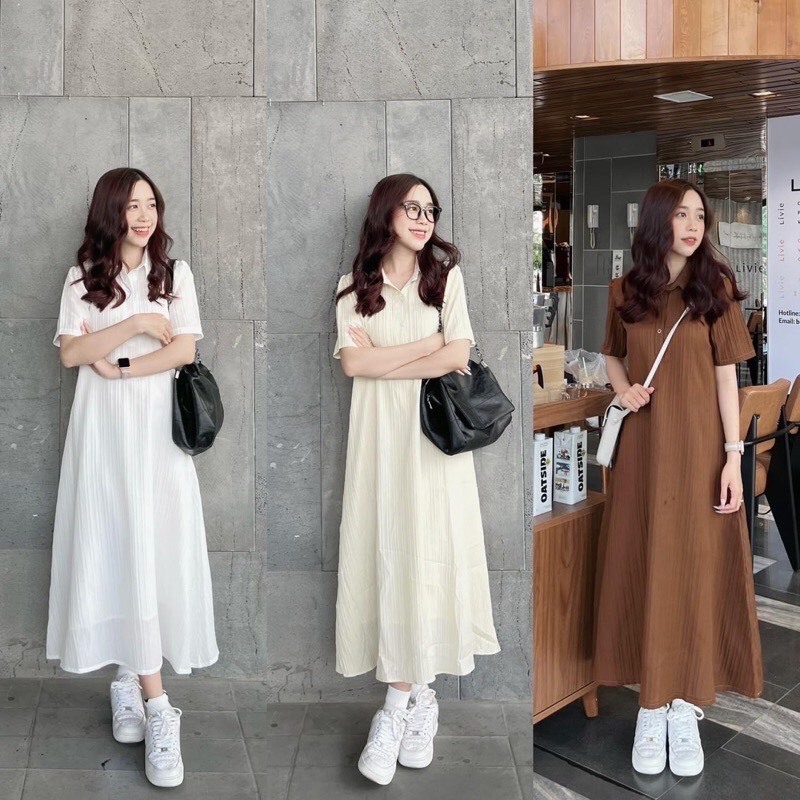 Pass set váy 2 chi tiết Vintage