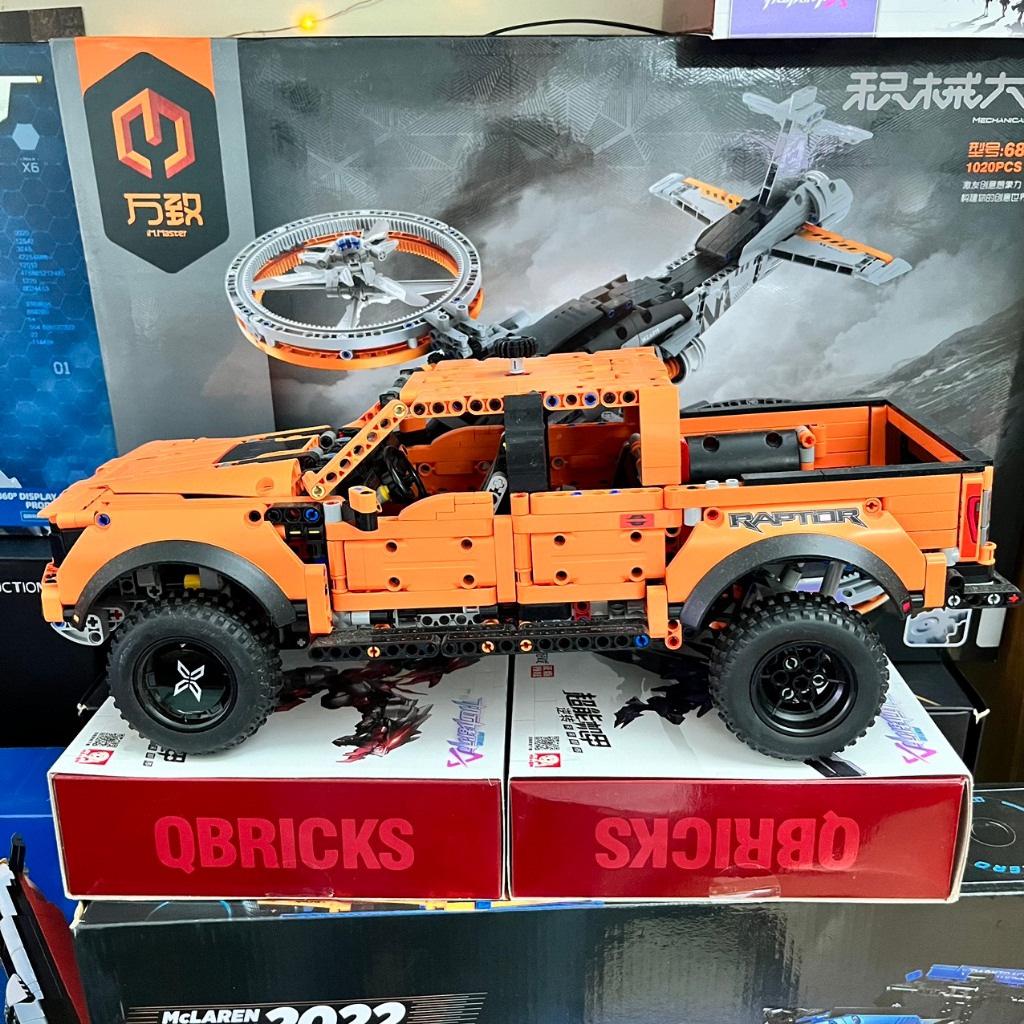 Mô Hình Lắp Ráp Technic, Bán Tải Raptor , 1580 Mảnh Ghép, Đồ Chơi Trí Tuệ, Tỷ Lệ 1:10