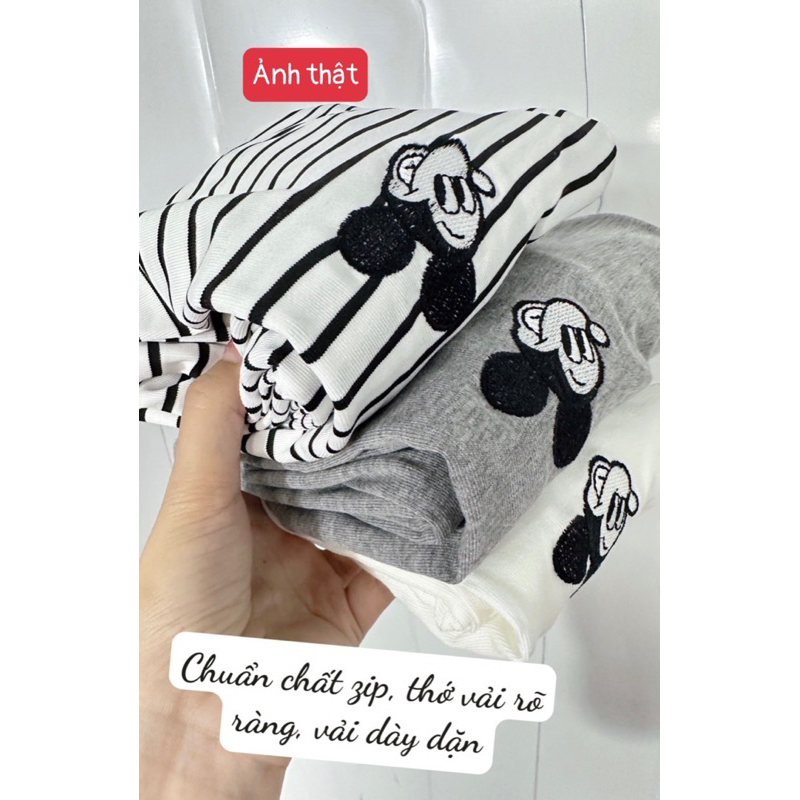 SET 3 ÁO ZIP THÊU MICKEY