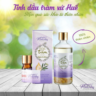 Chai 50ml tinh dầu tràm nguyên chất ngâm củ ném hiểu nhy